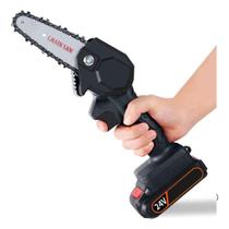 Moto Serra Elétrica Mini Sabre 600w Elétroserra Bateria 24v Cor Preto 110v/220v