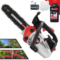 Moto Serra Motor Serra Motosserra Kawashima KCS 260P PLUS À Gasolina 2T 25,4cc Profissional Leve e Ergonômica Com Sabre 12 Polegadas Ideal Para Pomares e Tarugamentos + 1 ÓLEO TOYAMA 2T EXTRA Moto Serra Motor Serra Motosserra Kawashima KCS 260P PLUS À Gasolina 2T 25,4cc Profissional Leve e Ergonômica Com Sabre 12 Polegadas Ideal Para Pomares e Tarugamentos + 1 ÓLEO TOYAMA 2T EXTRA