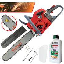 Moto Serra Profissional Vulcan VSL550P 2T 55CC 3,35CV Com Sabre de 18 Polegadas + Óleo Castrol Sthil