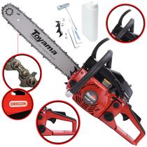 Moto Serra Toyama TCS58F-G2 À Gasolina 2T 55cc 3,2HP Alta Rotação Motosserra Profissional Com Sabre 20 Ideal Para Corte e Poda de Galhos e Árvores Moto Serra Toyama TCS58F-G2 À Gasolina 2T 55cc 3,2HP Alta Rotação Motosserra Profissional Com Sabre 20 Ideal Para Corte e Poda de Galhos e Árvores