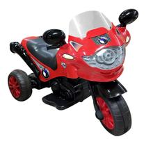 Moto Triciclo Eletrica Infantil Xplast Speed Chopper 6V Vermelha