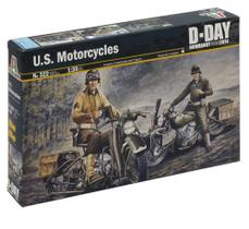 Moto U.S. Motorcycles WWII - 1/35 - Italeri 0322 - Kit para montar e pintar - Plastimdoelismo Moto U.S. Motorcycles WWII - 1/35 - Italeri 0322 - Kit para montar e pintar - Plastimdoelismo