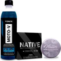 Moto-v Shampoo Lavagem de Moto + Native Paste Wax Vonixx