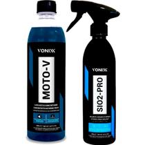 Moto-v Shampoo Lavagem de Moto + Sio2 Pro Proteção Vonixx