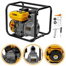 Motobomba a Gasolina 7cv 2 Polegadas Denzel Alta Vazão 36000 Lh Água Limpa Partida Manual 4 Tempos