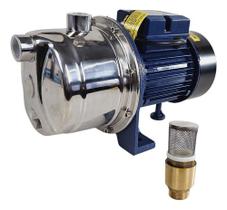 Motobomba Autoaspirante 1cv Mbas-100 Eletroplas Inox Bivolt