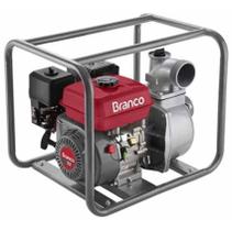 Motobomba Autoescorvante à Gasolina 5,5cv Branco B4T-705 3x3" Partida Manual