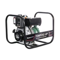 Motobomba Centrifuga à Diesel 5 hp Toyama TDWP25CXP Preto e Cinza