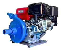 Motobomba Centrifuga Gasolina Branco 6,5 Cv 16.000 L/h Irrigação Gotejo Hidroponia