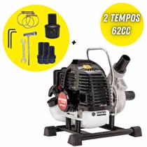 Motobomba Centrífuga Kawashima Potente KWP15H6 À Gasolina 62cc 2 Tempos C/ Diâmetro de Saída de 25mm Motobomba Centrífuga Kawashima Potente KWP15H6 À Gasolina 62cc 2 Tempos C/ Diâmetro de Saída de 25mm