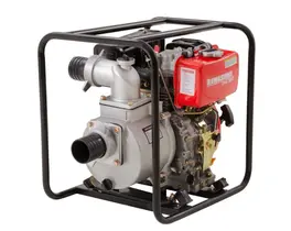 Motobomba Kawashima Dw-350 3'' Motor Diesel 6HP 296CC Tanque Combustível 2,5 Litros