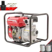 Motobomba Kawashima GW200 À Gasolina 212cc 7HP 4T Com Vazão de 36m³/h P/ Transferência de Água Limpa