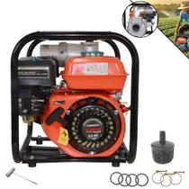 Motobomba Moto Bomba Bomba De Água Vulcan VMB653-S À Gasolina 4T 196cc 6,5HP de Potência Autoescorvante 3 Polegadas Vazão de 60.000 Litros/Hora Ideal Para Construção Civil