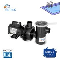 Motobomba Para Piscina Até 76000l 3/4cv Nbfc-3 Nautilus Motobomba Para Piscina Até 76000l 3/4cv Nbfc-3 Nautilus