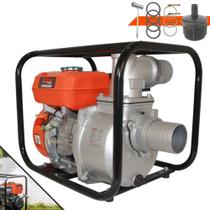 Motobomba Profissional À Gasolina 4T VMB653-S Vulcan 196cc 6,5HP 4.000rpm Auto Escorvante Mangueira 3' Vazão 60.000 Litros/Hora 30MCA Bomba DÁgua Ideal Para Irrigação de Hortas e Pomares