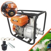 Motobomba Vulcan VMB552 á Gasolina Com Motor 4 Tempos 163CC 5,5CV Autoescorvante 2'' Partida Manual