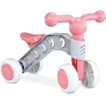 Motoca de Treinamento 4 Rodas Bebês Ride On Rosa sem Pedal