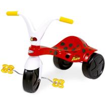 Motoca Infantil de Joaninha para Meninas Original Triciclo com Pedal Xalingo Motoca Infantil de Joaninha para Meninas Original Triciclo com Pedal Xalingo