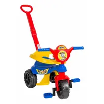 Motoca Infantil Kemotoca Baby Cachorrinho Com Haste Removivel Pedal E Protecao Anti Queda
