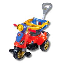 Motoca Infantil Pedal E Passeio Triciclo Avespa Homem Aranha