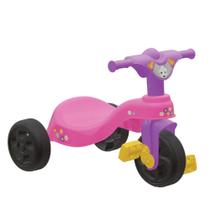 Motoca Infantil Triciclo Encantado Rosa Menina Pais e Filhos