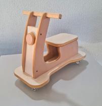 Motoca lambreta infantil Equilíbrio Mdeira Motoca lambreta infantil Equilíbrio Mdeira