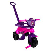 Motoca Passeio e Pedal Triciclo Kemotoca Baby Dog Rosa Kendy