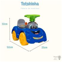 Motoca Totokinha Totoka Sport Quadriciclo Totoca Carrinho Passeio Infantil Menino Azul Cardoso Toys