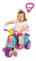 Motoca Triciclo Infantil Avespa Carrinho de Passeio Com Haste para Empurrar e Pedal