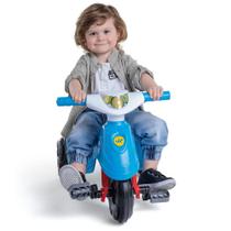 Motoca Triciclo Infantil Meninos Lelecita Azul com Vermelho - Calesita