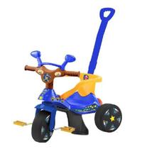Motoca Triciclo Infantil Velotrol Baby Empurrador Haste Alça