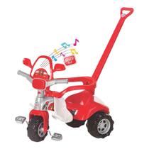 Motoca Triciclo Velotrol Criança Bombeiro Car Magic Toys