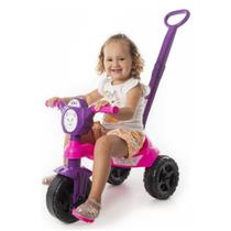 Motoca Vilotrol Triciclo Infantil Homem Aranha Kemotoca Kendy Menino Menina Bebe Empurrador Pedal selo do inmtro