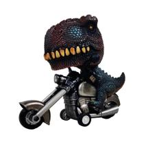 Motocicleta de Dinossauro Infantil com Puxador - Carro de Inércia e Simulação