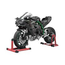 Motocicleta De Simulação Kids Racing Kawasaki Ninja 500 H2R Com Som E Luz, Presente Rápido E Radical