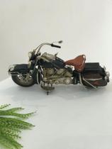 Motocicleta decorativa azul