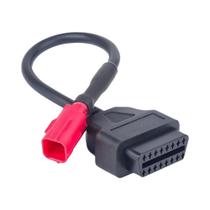 Motocicleta Diagnóstico Cabo para Honda, Cabo Plug Motorbike, 4Pin para OBD2 16 Pin