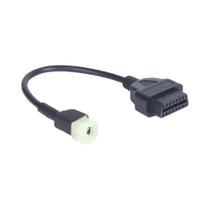 Motocicleta Diagnóstico Cabo para Honda, Cabo Plug Motorbike, 4Pin para OBD2 16 Pin