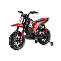 Motocicleta eletrica vermelha 12v - shiny toys