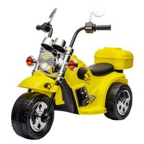 Motocicleta Infantil Elétrica Com Retrovisores Som Luz Bateria 6v