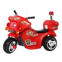 Motocicleta Mini Moto Elétrica Infantil Recarregável C/ Som Vermelho ImportWay - BW006VM