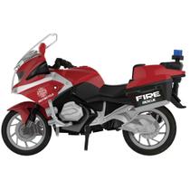 Motocicleta Public Heroes Escala 1:20 Bombeiros Vermelha 0992 - Shiny Toys