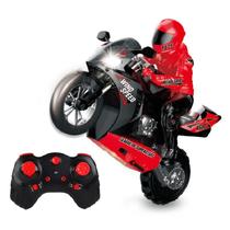 Motocicleta RC Stunt Wokex - Controle Remoto - 20 km/h - Vermelha