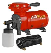 MOTOCOMPRESSOR AR PORTATIL DIAFRAGMA MS2,3AIRPLUS 0a40PSI CONT. MONOF. IP00 1/3CV 220V 4P 60Hz C/ALCA C/ACESS.