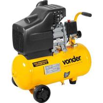 Motocompressor De Ar 21,6l Mcv 216 Vonder Monofásica 60 Hz Amarelo 220v 60 Hz Monofásica