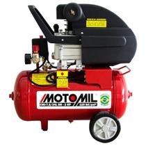 Motocompressor de Ar 7,6 Pés3/min 2,0HP 24 Litros 220V - MOTOMIL