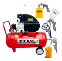 Motocompressor Motomil Mam 8,7pcm 50lt 2hp Com Kit Acessórios Bremen Motocompressor Motomil Mam 8,7pcm 50lt 2hp Com Kit Acessórios Bremen