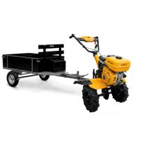 Motocultivador Buffalo BFG 890 a Gasolina 7,0 cv 208cc com Carreta Fixa