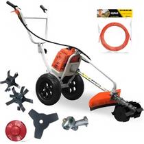 Motocultivador Roçadeira Gasolina 63cc 3hp Evald + Kit Motocultivador Roçadeira Gasolina 63cc 3hp Evald + Kit