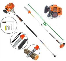 Motopoda Vulcan VP3300L Podador de Galhos a Gasolina 33c com Extensor 2,90 Metros